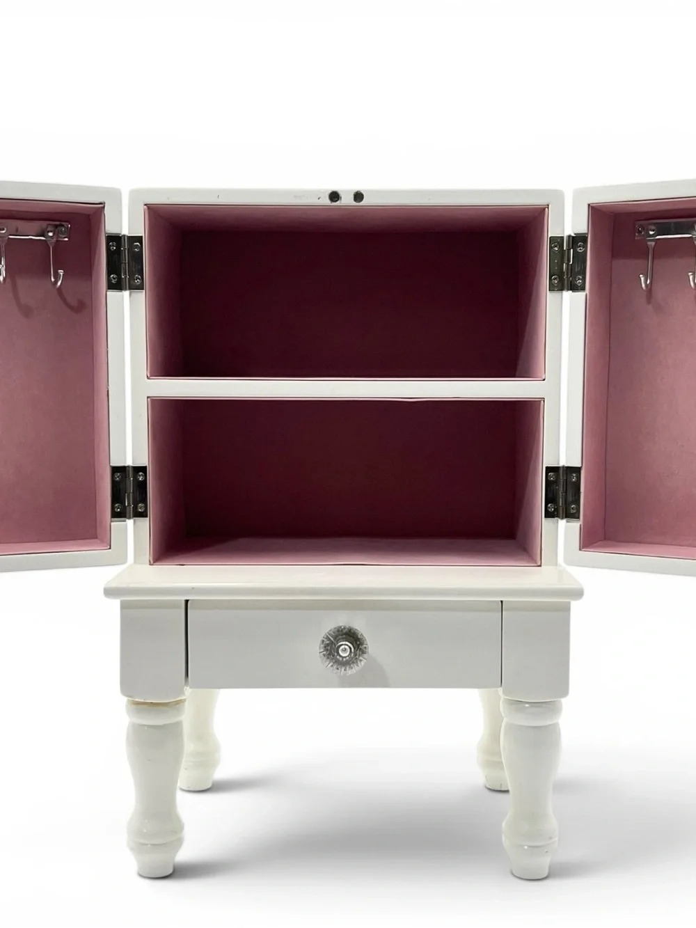 Pottery Barn Kids Abigail Armoire Jewelry Box White Y2K Vanity Organizer PBK